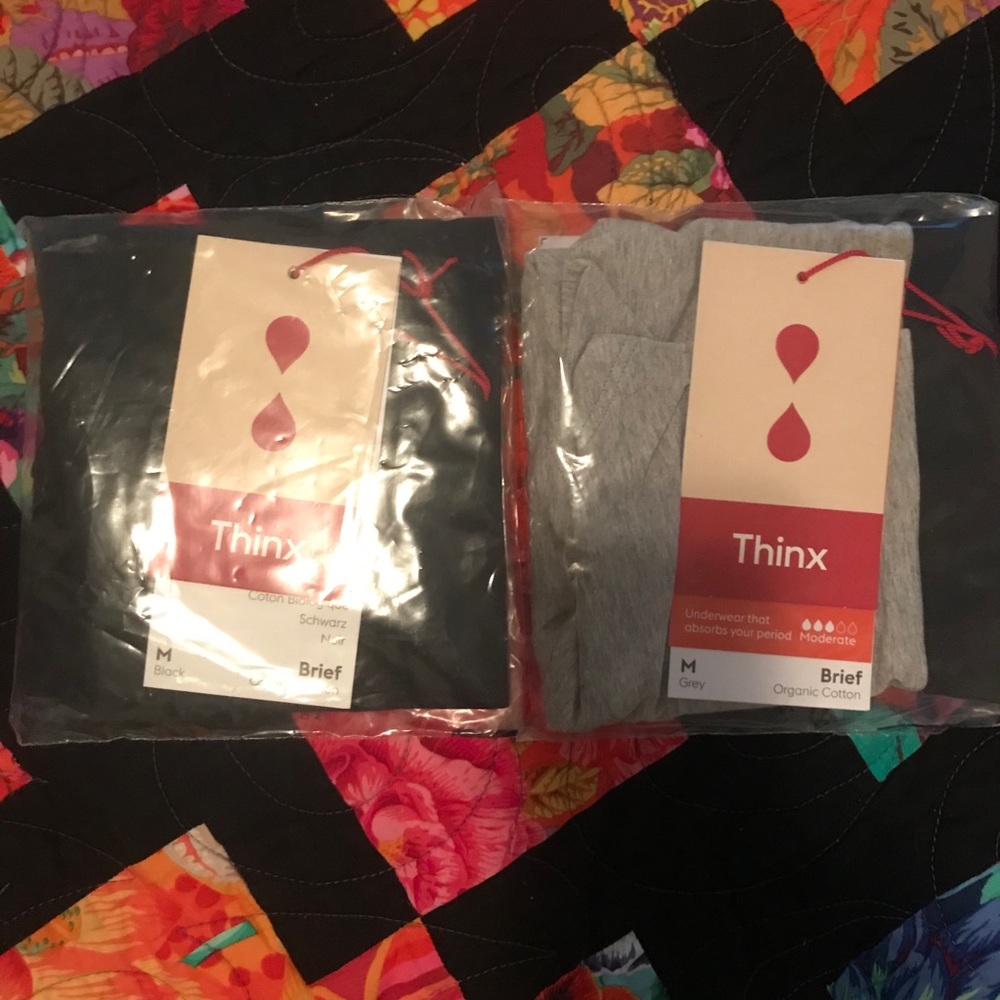 Thinx Period Panties Briefs (Two Pairs)